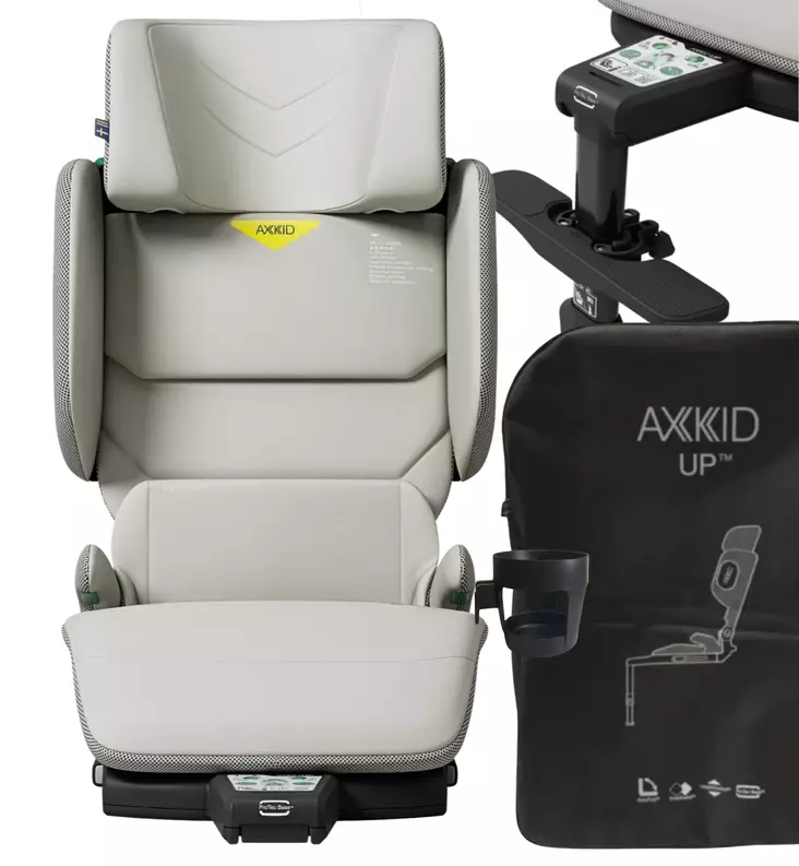 Axkid UP Turvavyöistuin Starttipaketti beachgrass beige wauva - Turvavyöistuimet lapselle - 27050143-IP - 1