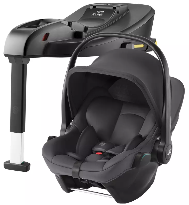 Britax Baby-Safe Core Turvakaukalo Starttipaketti Base Core jalustalla midnight grey wauva - ISOFIX turvakaukalot - 2000038430-P - 1