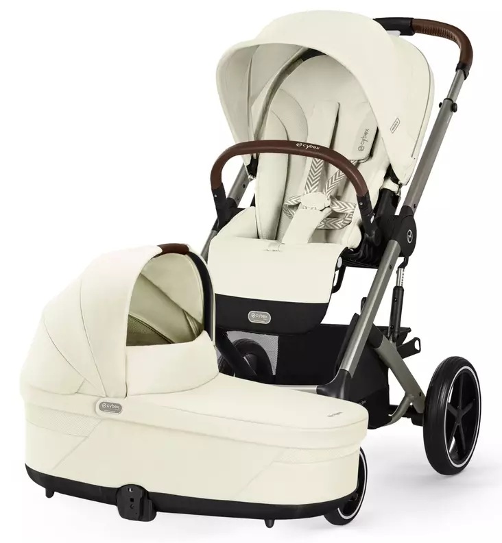 Cybex Balios s lux yhdistelmävaunut lastenvaunut seashell beige wauva - Yhdistelmävaunut - 524001203-P - 1