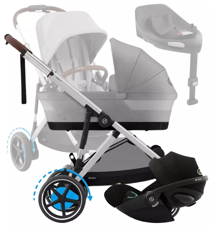 Cybex eGazelle starttipaketti cloud g base g wauva - Vaunujen Starttipaketit - 524000523-SP - 1