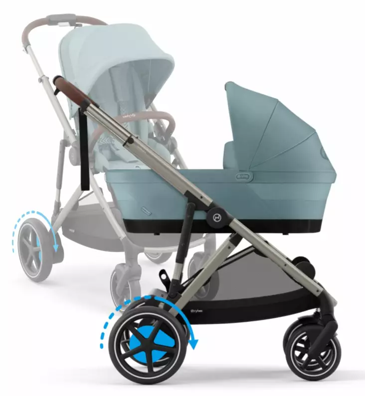 Cybex eGazelle sÃ¤hkÃ¶auvsteiset yhdistelmÃ¤vaunut wauva - Yhdistelmävaunut - 524000535-P - 1