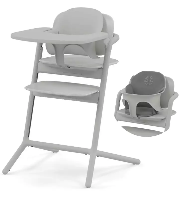 Cybex Lemo Syöttötuoli Starttipaketti suede grey Wauva - Syöttötuolit - 521003179-P - 1