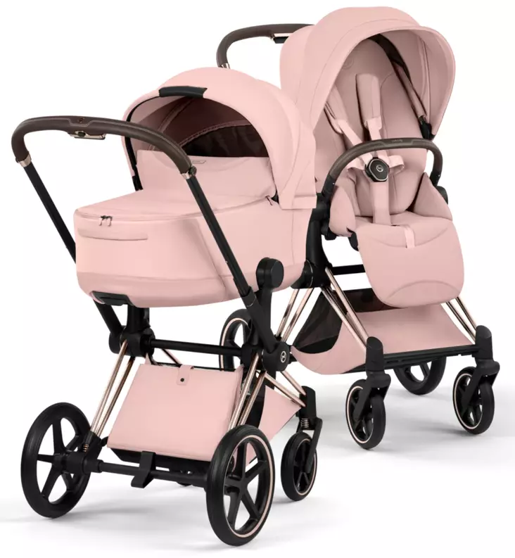 Cybex Priam Style Lastenvaunut rose gold peach pink wauva - Yhdistelmävaunut - 526000221-PYPP - 1