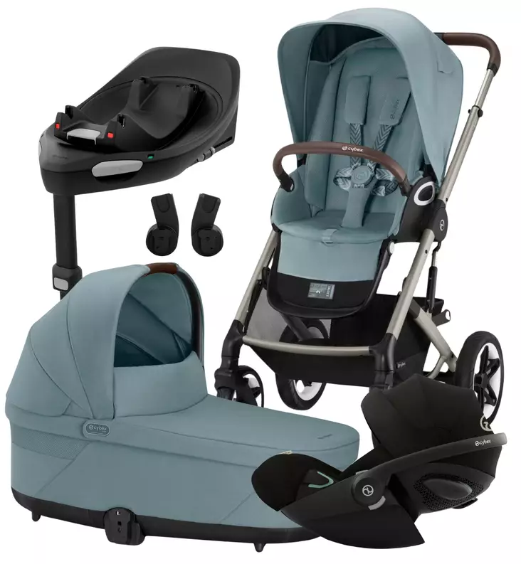 Cybex Talos S Lux Starttipaketti Cloud G turvakaukalolla ja jalustalla wauva - Vaunujen Starttipaketit - 524001325-SP - 1