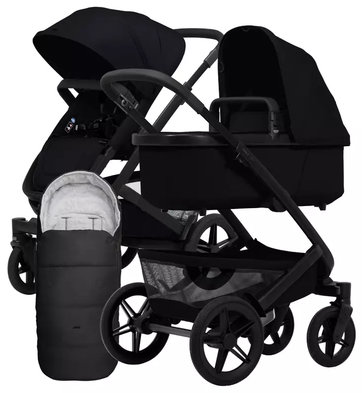 Joolz Geo5 Lastenvaunujen Starttipaketti lämpöpussillaSpace Black wauva - Yhdistelmävaunut - 072000-PLP - 1