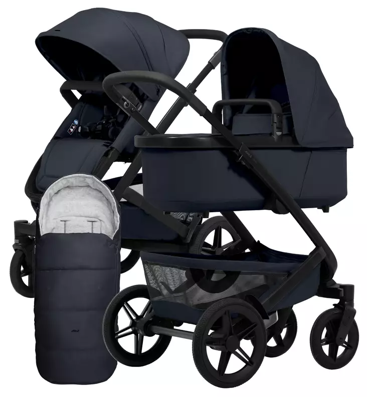 Joolz Geo5 Lastenvaunujen Starttipaketti lämpöpussilla navy blue wauva - Yhdistelmävaunut - 072050-PLP - 1