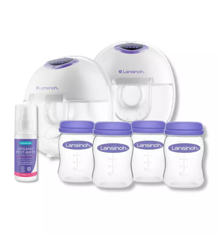 Lansinoh Wearable Double Rintapumppu Starttipaketti wauva - Rintapumput ja tarvikkeet - LAN53752-SP - 1