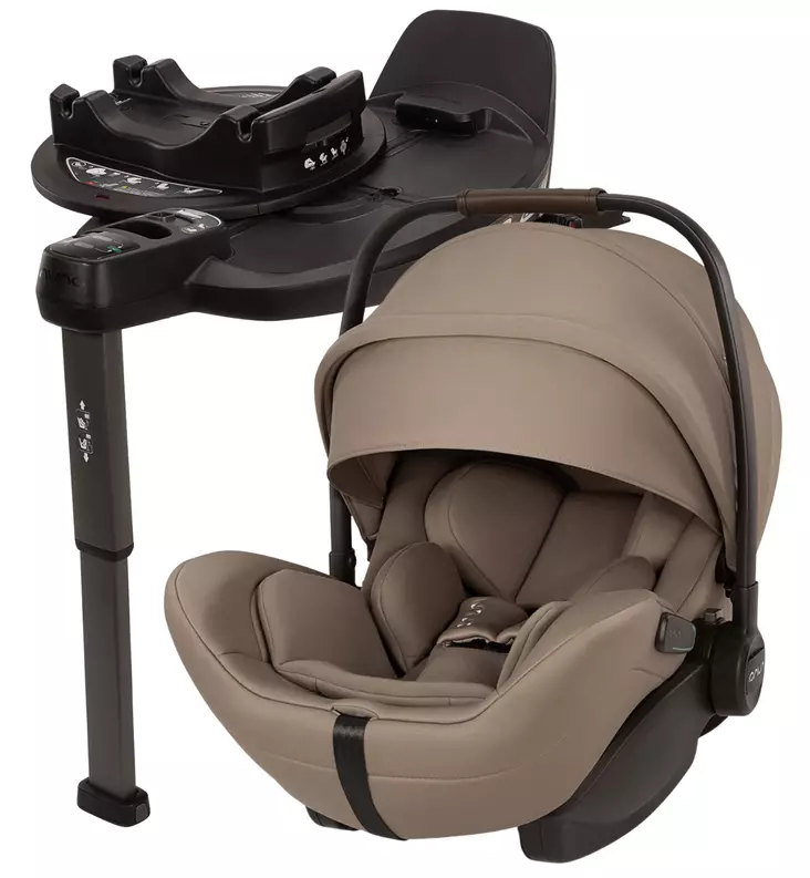 Nuna Arra Flex Turvakaukalo Starttipaketti Base Curv jalustalla cedar wauva - ISOFIX turvakaukalot - CS20200CDRGL-P - 1