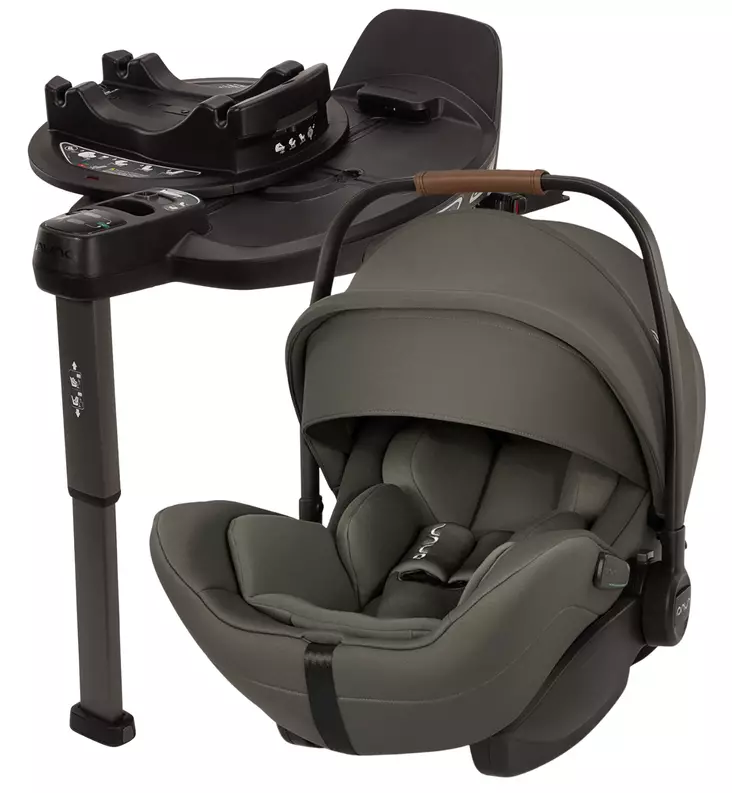 Nuna Arra Flex Turvakaukalo Starttipaketti Base Curv jalustalla pine wauva - ISOFIX turvakaukalot - CS20200PNEGL-P - 1