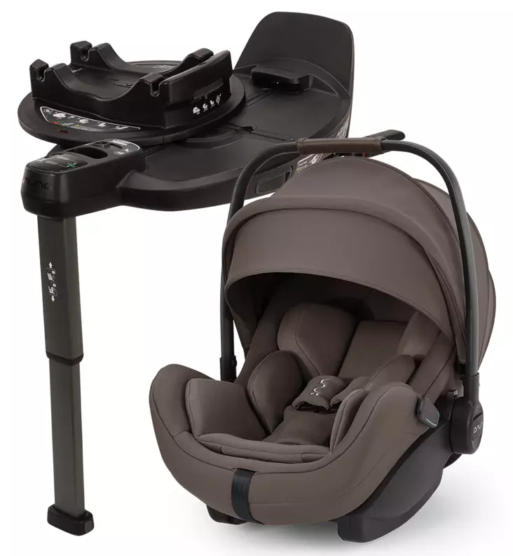 Nuna Arra Flex Turvakaukalo Starttipaketti Base Curv jalustalla chestnut wauva - ISOFIX turvakaukalot - CS20210CHEGL-P - 1
