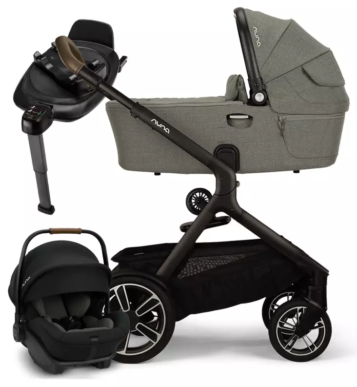 Nuna Demi Next Lastenvaunujen Starttipaketti Arra Next turvakaukalolla + jalusta - Vaunujen Starttipaketit - ST17900PNEGL-SP - 1