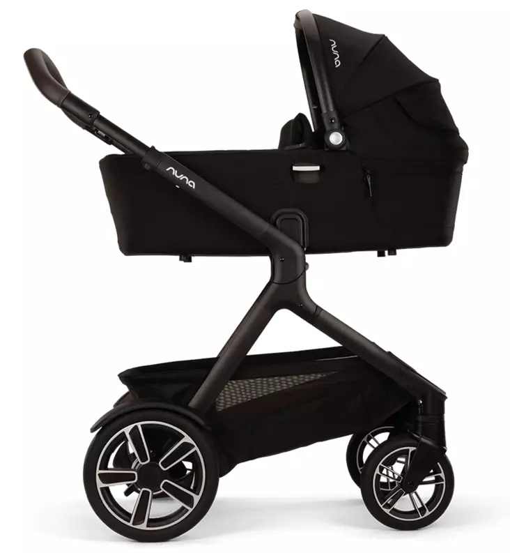 Nuna Demi Next yhdistelmävaunut sisarusrattaat Caviar musta wauva - Yhdistelmävaunut - ST17900CVRGL-P - 1