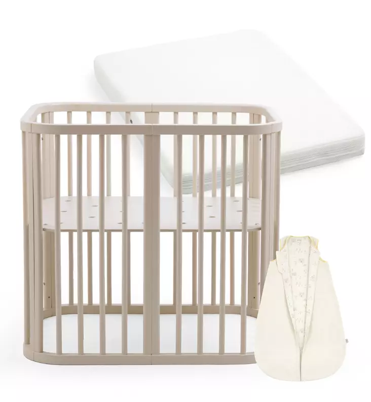 Stokke Nighti Mini Pinnasänky Starttipaketti patjalla ja unipussilla - Pinnasängyt ja kehdot - 705402-KP - 1