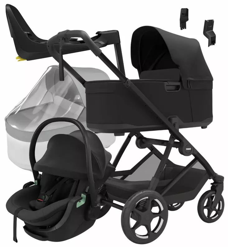 thule charm lastenvaunujen starttipaketti maple connect turvakaukalolla wauva - Vaunujen Starttipaketit - 11500502-CSP - 1