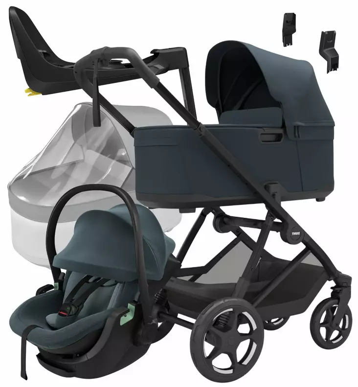 thule charm lastenvaunujen starttipaketti maple connect turvakaukalolla wauva - Vaunujen Starttipaketit - 11500504-CSP - 1