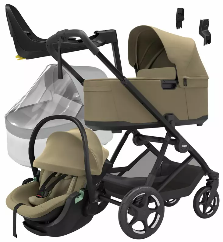 thule charm lastenvaunujen starttipaketti maple connect turvakaukalolla wauva - Vaunujen Starttipaketit - 11500506-CSP - 1