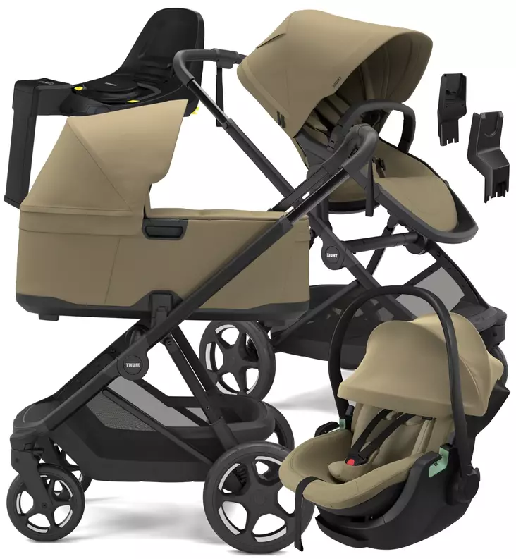 thule charm yhdistelmävaunu lastenvaunu starttipaketti maple alfi wauva - Vaunujen Starttipaketit - 11500506-SP - 1