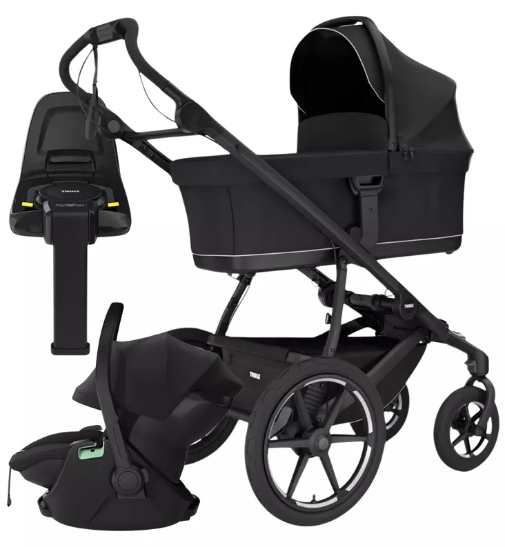 Thule Urban glide 3 4 wheel lastenvaunut rattaat turvakaukalo jalusta wauva - Vaunujen Starttipaketit - 10101976-SP - 1