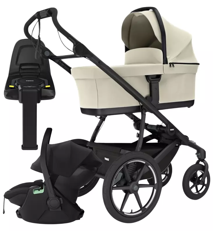 Thule Urban glide 3 4 wheel lastenvaunut rattaat turvakaukalo jalusta wauva - Vaunujen Starttipaketit - 10101977-SP - 1