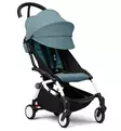 Stokke Yoyo3  Matkarattaat valkoisella rungolla aqua wauva - Matkarattaat - 646001-PAQ - 3