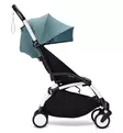 Stokke Yoyo3  Matkarattaat valkoisella rungolla aqua wauva - Matkarattaat - 646001-PAQ - 4
