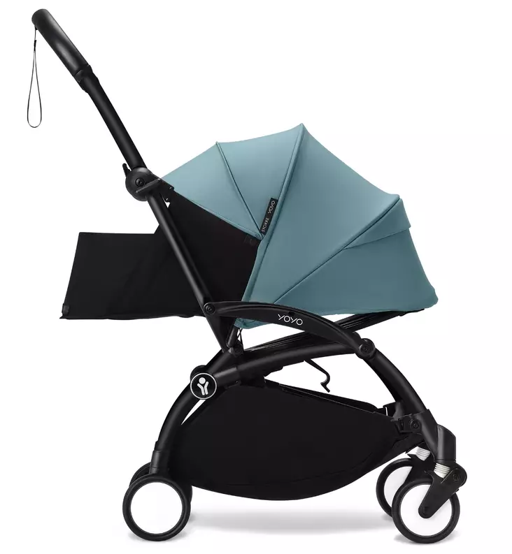 Stokke Yoyo3 Matkarattaat Makuuosalla black Aqua wauva - Matkarattaat - 646002-PMAQ - 1