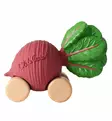 Oli&Carol Betty Punajuuri leikkiauto leluauto wauva - Vaunu- ja aktiviteettilelut vauvoille - L-BEETROOT-CAR - 1