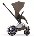 Cybex ePriam Style Sähköavusteiset Lastenvaunut chrome brown coconut brown wauva - Yhdistelmävaunut - 526000231-PYCBR - 7