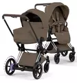 Cybex ePriam Style Sähköavusteiset Lastenvaunut chrome brown coconut brown wauva - Yhdistelmävaunut - 526000231-PYCBR - 1