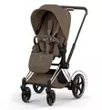 Cybex ePriam Style Sähköavusteiset Lastenvaunut rose cold coconut brown wauva - Yhdistelmävaunut - 526000255-PCBR - 3