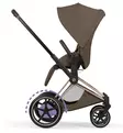 Cybex ePriam Style Sähköavusteiset Lastenvaunut rose cold coconut brown wauva - Yhdistelmävaunut - 526000255-PCBR - 6