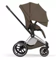 Cybex Priam Style Lastenvaunut chrome brown chocolate brown wauva - Yhdistelmävaunut - 526000201-PYCBR - 8