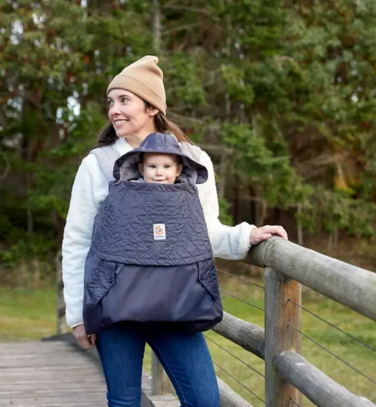 Ergobaby All Weather Baby Carrier Cover Charcoal Wauva - Kantoreput ja kantorinkat - WCWCHAR - 1