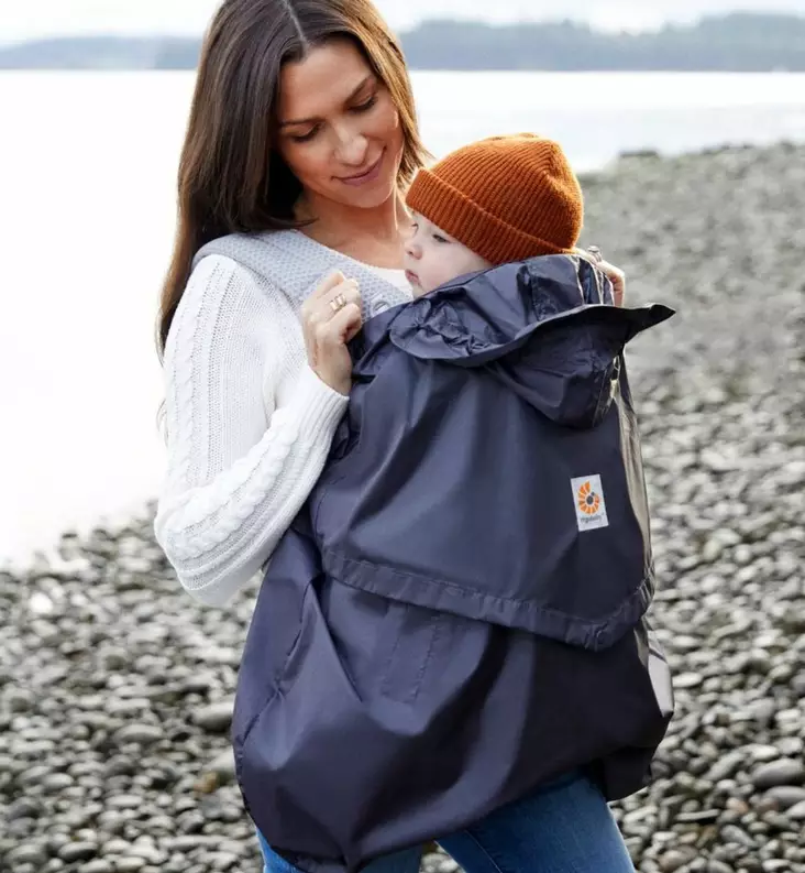 Ergobaby Rain & Wind Baby Carrier Cover Charcoal Wauva - Kantoreput ja kantorinkat - WCRWCHAR - 1