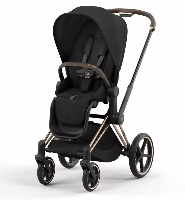 Cybex Priam4 lastenrattaat sepia black rose gold wauva - Lastenrattaat - 521002337-R - 1