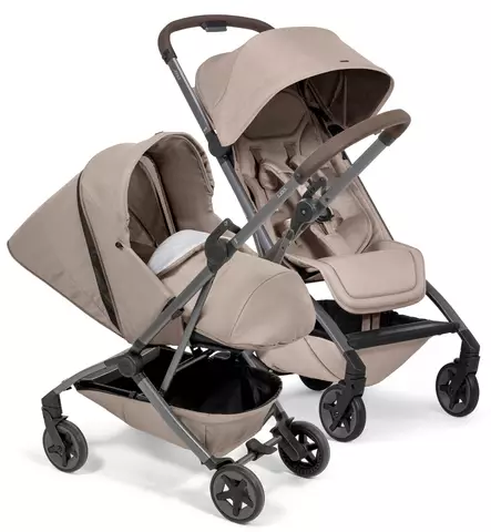 Joolz Aer2 Matkarattaat Starttipaketti Nest to Seat vastasyntyneen osalla sandy taupe wauva - Matkarattaat - 320003-PNTS - 1