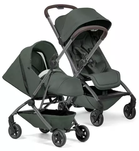 Joolz Aer2 Matkarattaat Starttipaketti Nest to Seat vastasyntyneen osalla forest green wauva - Matkarattaat - 320001-PNTS - 1