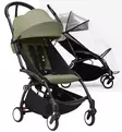 Stokke Yoyo3 Matkarattaat Starttipaketti sadesuojalla olive wauva - Matkarattaat - 646002-POLS - 1