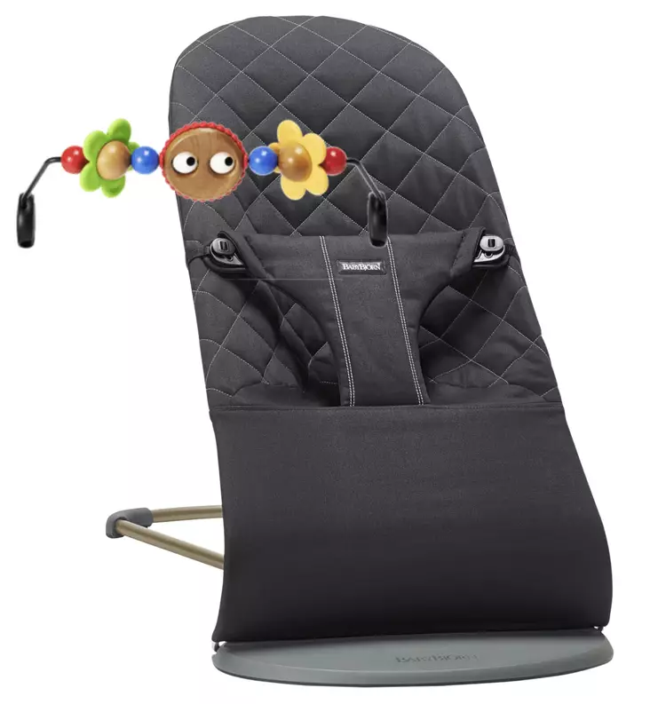 babybjörn bouncer bliss sitteri puinen lelukaari wauva - Sitterit ja keinut - 006116-BUNDLEVRS - 1