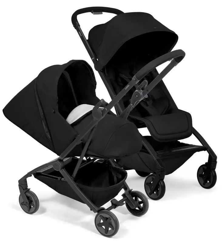 Joolz Aer2 Matkarattaat Starttipaketti Nest to Seat vastasyntyneen osalla space black wauva - Matkarattaat - 320000-PNTS - 1