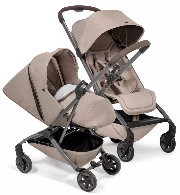 Joolz Aer2 Matkarattaat Starttipaketti Nest to Seat vastasyntyneen osalla sandy taupe wauva - Matkarattaat - 320003-PNTS - 1