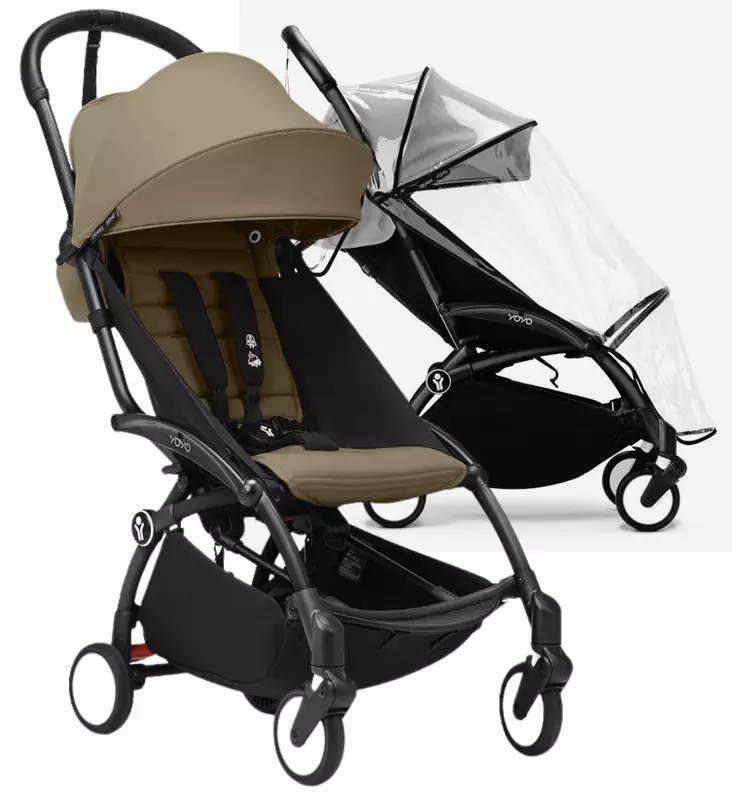 Stokke Yoyo3 Matkarattaat Starttipaketti sadesuojalla - Matkarattaat - 646002-PTOS - 1