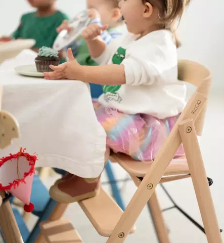 KAOS Klapp Taitettava Syöttötuoli natural pyökki wauva - Syöttötuolit - KLA-BEE-NAT - 1