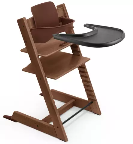 Stokke Tripp Trapp Syöttötuoli Starttipaketti warm brown wauva - Syöttötuolit - 100143-PTBST - 1