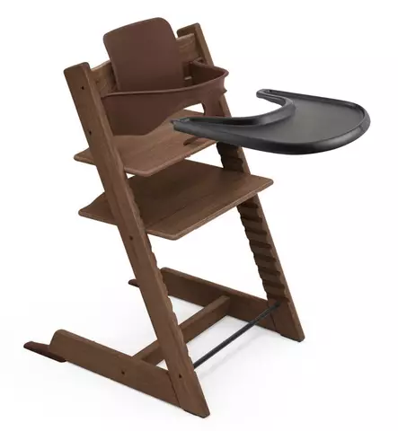 Stokke tripp trapp syöttötuoli vauvasetti tarjotin oak warm brown wauva - Syöttötuolit - 495206-PT - 1
