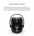 Cybex Talos S Lux Lastenvaunujen Starttipaketti Cloud G turvakaukalolla stormy blue wauva - Yhdistelmävaunut - 525000807-PT - 39