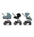 Cybex Talos S Lux Lastenvaunujen Starttipaketti Cloud G turvakaukalolla stormy blue wauva - Yhdistelmävaunut - 525000807-PT - 8