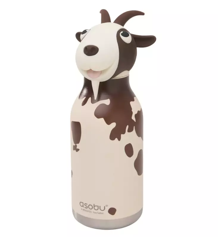 Bestie by Asobu Lasten Thermopullo pillillä - Lasten mukit, nokkamukit ja pillimukit - SBV44GOAT - 1