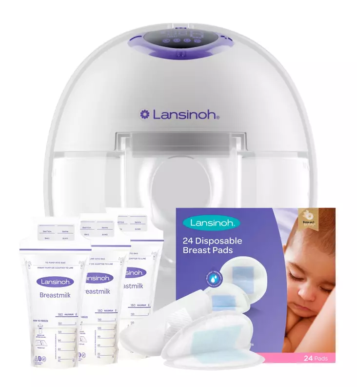 Lansinoh Wearable Single Hands-free Pumppauksen Starttipaketti - Rintapumput ja tarvikkeet - LAN54072-START - 1
