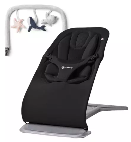 ergobaby_evolve_bouncer_sitteri_lelukaari_wauva - Sitterit ja keinut - EVLBNCONYX-LELU - 1